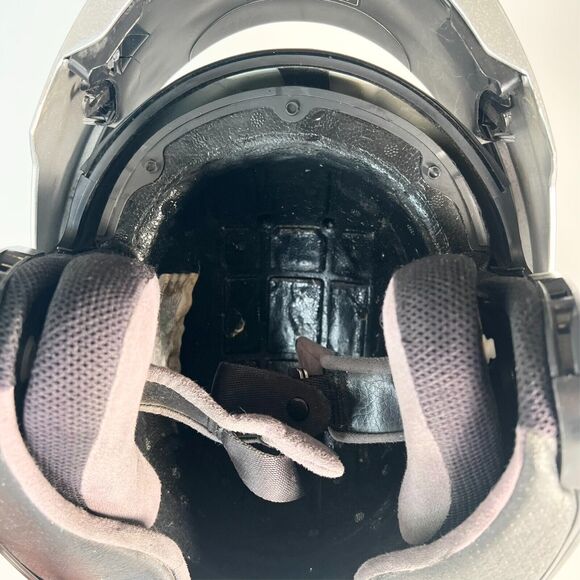 HJC IS-MAX BT Motorcycle Modular Helmet Silver Black Medium No Visor See DESC - Picture 7 of 13